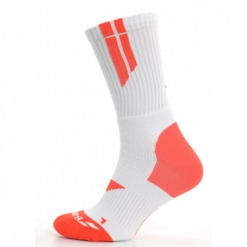Носки BABOLAT Team Big Logo White Orang Носки BABOLAT Team Big Logo White Orang